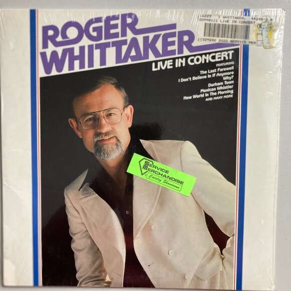 RCA Records Other - Roger Whittaker Live In Concert Vinyl Record Album LP New Factory Sealed Vintage